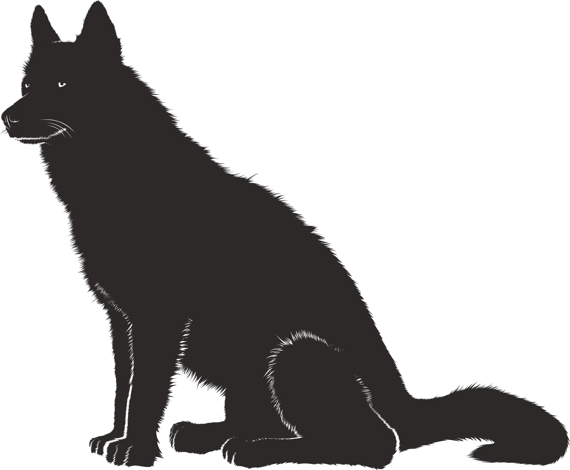 Dog Pet Silhouette royalty-free